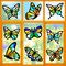 9 Pieces Summer Crafts for Kids, Summer Suncatcher Kit Butterfly Suncatchers Tissue with 12 Colors Large Tissue Paper Art Craft DIY Window Art Party Favors
